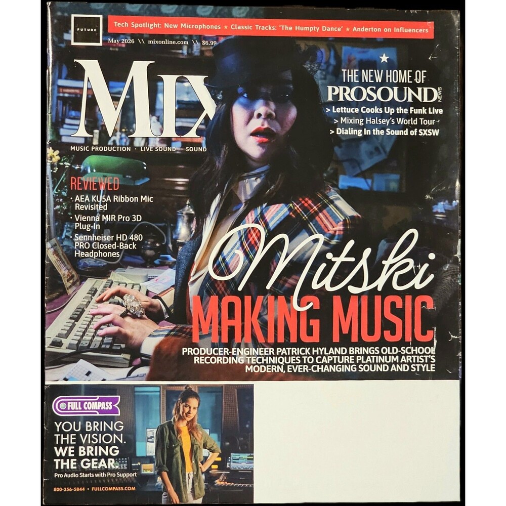 MIX Magazine May 2026 Mitski Cover Making Music Issue Production Live Sound